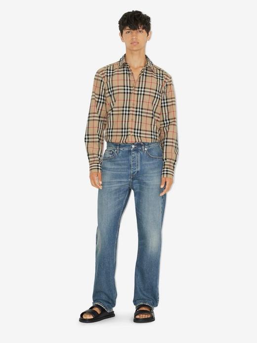 【2F】Luxemporium睿锦尚品 BURBERRY 男装 格纹棉质衬衫 商品图1