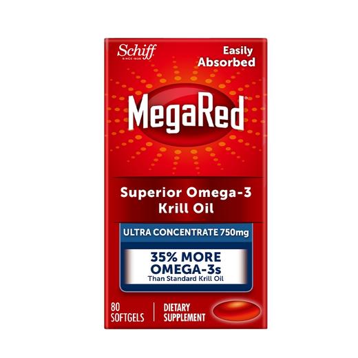 MegaRed脉拓 调节版磷虾油750mg 80粒x3瓶 商品图3