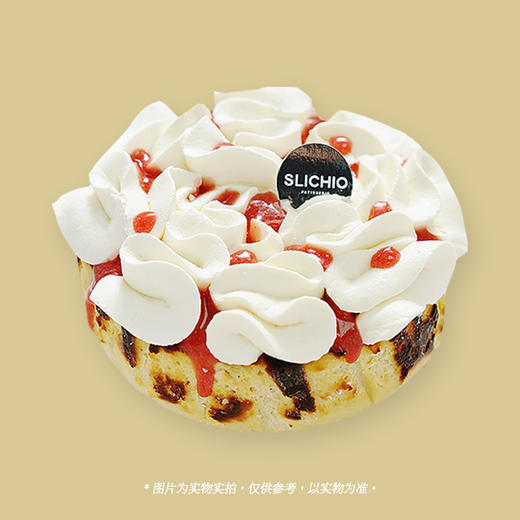 多尔迷宫 | 草莓雪顶开心果巴斯克蛋糕 商品图0
