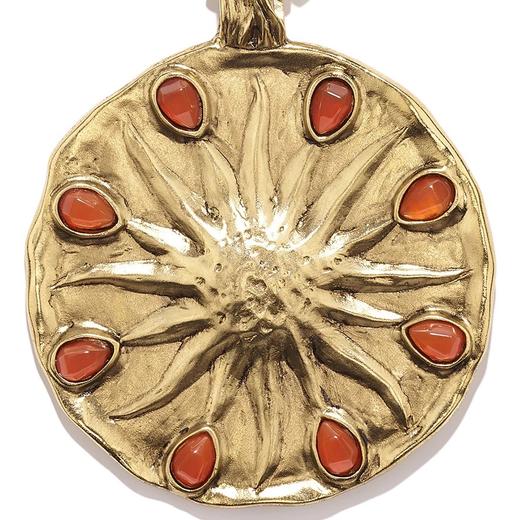 订购6个月到｜Goossens Paris-Talisman Astro-红色 勋章 项链［法国设计师］ 商品图3