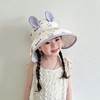 【轻盈大帽檐，舒适透气！】夏季超萌可爱户外遮阳卡通空顶透气帽，双层大檐小童便携防晒软渔夫帽，立体造型 防晒也可可爱爱-QQ 商品缩略图8