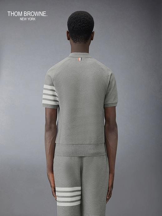 【2F】Luxemporium睿锦尚品 THOM BROWNE 男士春夏四条纹直棱纹插肩袖POLO衫 商品图2
