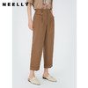 NEELLY纳俪商场同款工装风休闲裤女夏季百搭通勤显瘦直筒裤九分裤N24051H01156 商品缩略图1