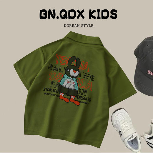 超值2件任选！【柔软亲肤，透气不闷汗】儿童A类POLO衫T恤夏季男宝女宝，夏装上衣潮童韩版运动时尚款短袖-lm！-QQ 商品图7