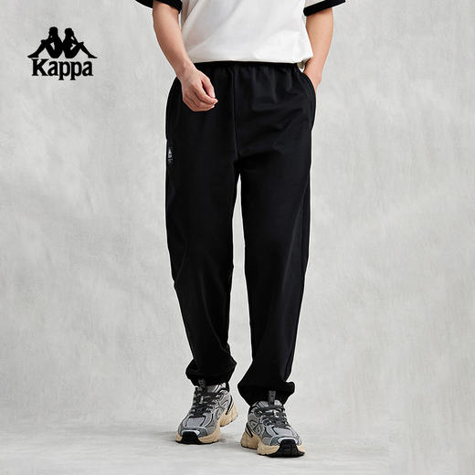 Kappa卡帕九分裤2024新款男夏运动休闲裤黑色长裤小脚裤K0E32CJ71 商品图4