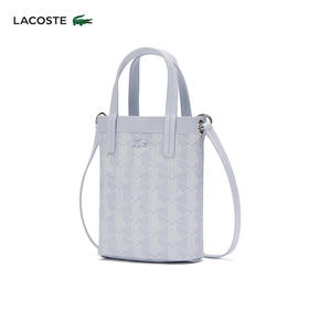 【海南专供价】Lacoste法国鳄鱼女包 新款时尚老花斜挎包单肩包斜挎包NF4463ZE