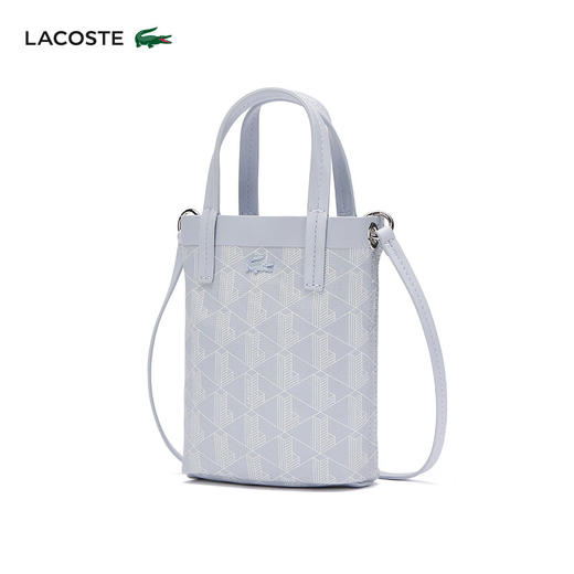 【海南专供价】Lacoste法国鳄鱼女包 新款时尚老花斜挎包单肩包斜挎包NF4463ZE 商品图0