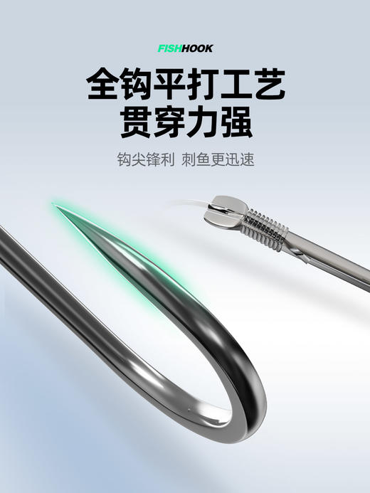 汉鼎绑好子线双钩成品新关东钓鱼袖钩金袖鲫鱼鱼钩子线双钩极战 商品图2
