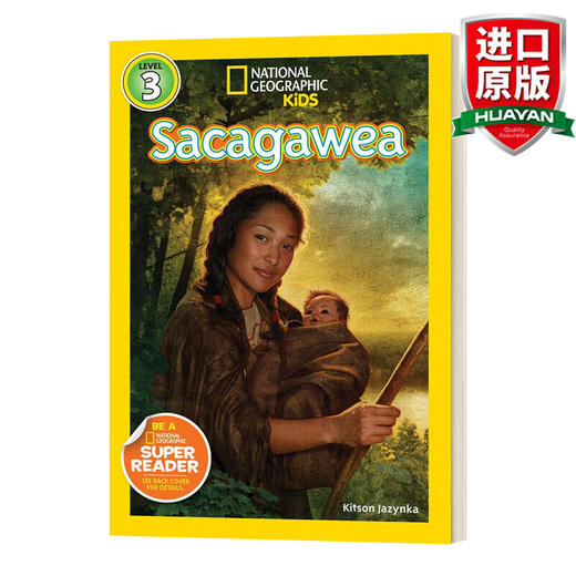 National Geographic Kids Readers L3 Sacagawea 英文原版 国家地理分级读物第3级 萨卡加维亚 英文版 进口英语原版书籍 商品图0