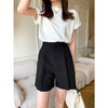 夏季【高级感西装短裤】高腰a字五分裤 显瘦设计感休闲中裤 商品缩略图3