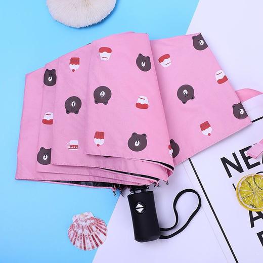 【酷夏遮阳，晴雨无需愁】新款卡通小清新，全自动黑胶晴雨两用伞，折叠方便，配备舒适手柄，防紫外线黑胶涂层，男女学生上班族必备！ 商品图12