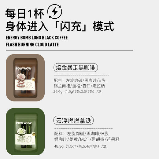 澳洲 Bio-E 爆爆咖啡 速溶浓缩美式黑咖啡便携拿铁咖啡左旋肉碱黑咖啡 暴走美式+燃燃拿铁 商品图1
