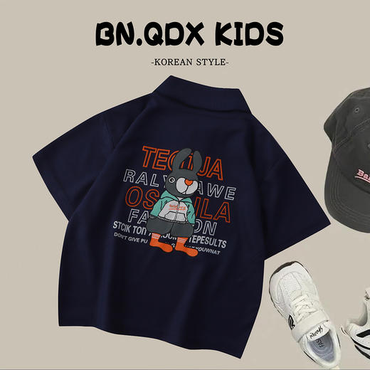 超值2件任选！【柔软亲肤，透气不闷汗】儿童A类POLO衫T恤夏季男宝女宝，夏装上衣潮童韩版运动时尚款短袖-lm！-QQ 商品图8