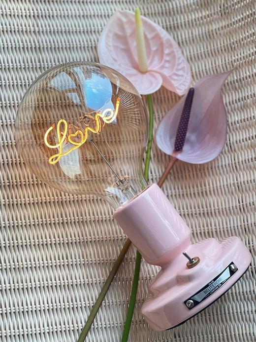 BELITE HOME 落霞粉 心动 礼盒装 纪念日礼物北欧台灯浪漫氛围灯粉色love卧室小夜灯 商品图2