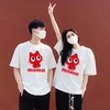 【限时价】喜出100%棉- MIN大眼猫 印花情侣T恤 商品缩略图0
