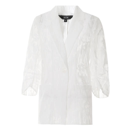 EITIE爱特爱夏季新款时尚显瘦轻薄薄外套女7403106 商品图5