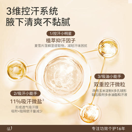 【任3件99元】【会员福利】水之蔻香体膏腋下非止汗男女士持续淡香清新干爽体味汗臭 商品图3