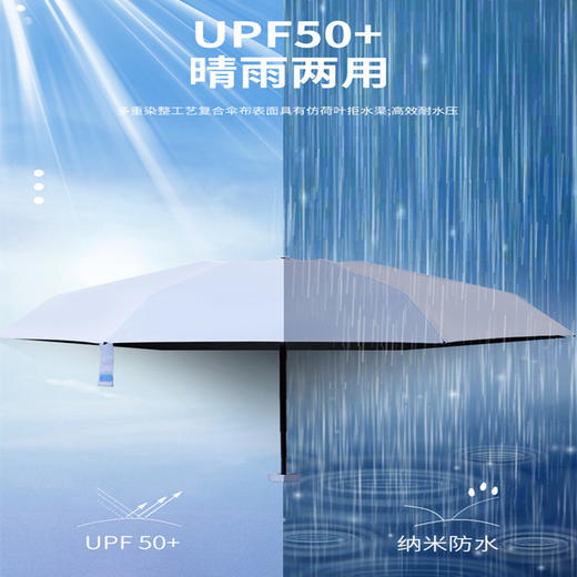 【网红推荐款】精致小卡包迷你太阳伞折叠 晴雨两用/阻隔率>99% 六折迷你遮阳 防紫外线伞 UPF50+ 商品图4