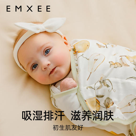 【宝宝安睡】嫚熙婴儿六层包巾睡袋夏季款新生儿宝宝防惊跳儿童四季通用襁褓 商品图7