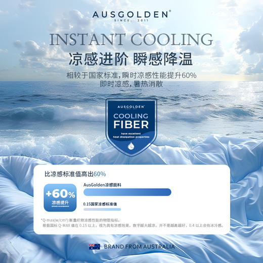 【完税】澳大利亚 AusGoldenM系列布莱德可水洗凉感被 商品图1