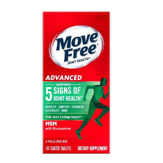 MoveFree 益节 氨糖维骨力绿瓶180粒x3瓶 商品图6