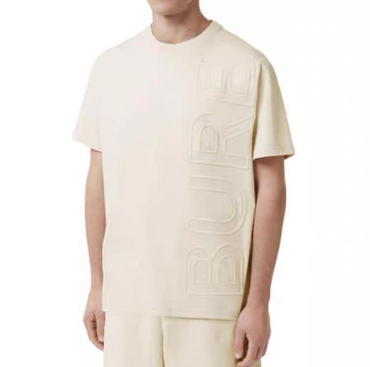 【2F】Luxemporium睿锦尚品 BURBERRY  刺绣字男士宽松圆领短袖恤 商品图1