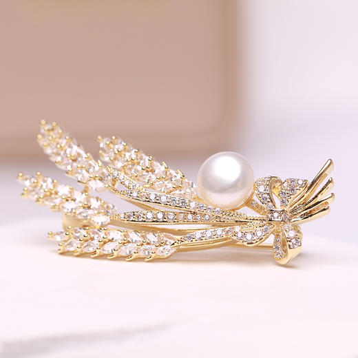 美裕 淡水珍珠胸花8-9mm 108192 商品图4