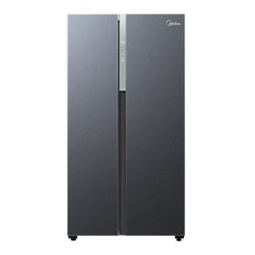 美的（Midea）601/605升对开门双开门风冷无霜一级双变频净味大容量家用电冰箱 线下同款BCD-601WKGPZMB墨兰灰
