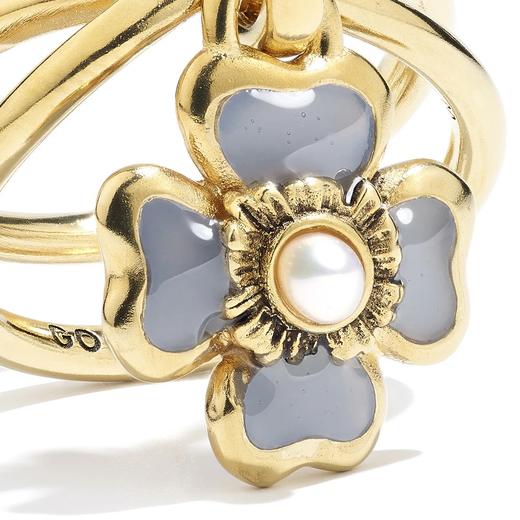 订购4周到｜Goossens Paris-Talisman-丹宁蓝 四叶草 戒指［法国设计师］ 商品图1