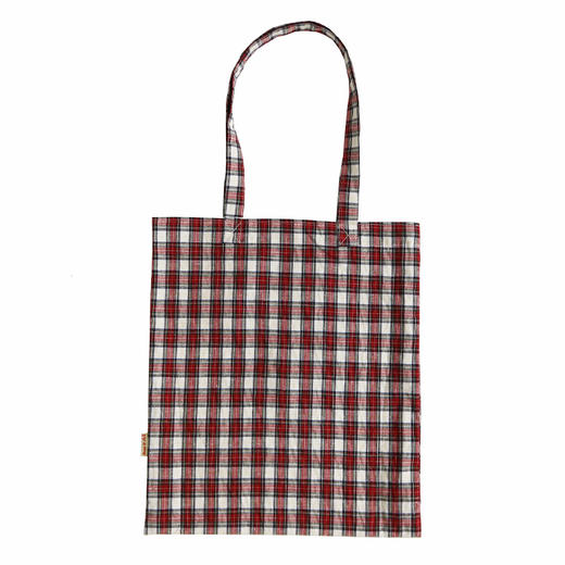 HUJI祤集Aura单肩包插画质感格纹 商品图1