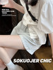 夏季新款【高品质高腰牛仔短裤女】宽松显瘦外穿 韩版松紧腰阔腿热裤 商品缩略图1
