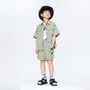 男童工装风衬衣短袖上衣BLUE新款安奈儿童装实体店同款AB421865 商品缩略图5