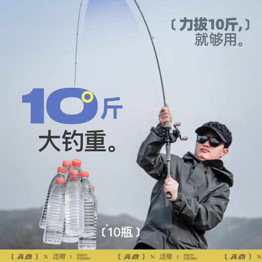 汉鼎路亚竿泛用真鼎路亚竿单竿直柄枪柄远投抛竿鲈鱼鳜鱼翘嘴鱼竿 商品图2