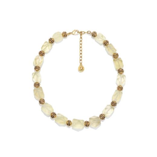 订购4周到｜Goossens Paris-Syracuse-茉莉黄色 短项链［法国设计师］ 商品图0