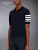 【2F】Luxemporium睿锦尚品 THOM BROWNE 男士春夏四条纹羊毛针织短袖POLO衫 商品缩略图0