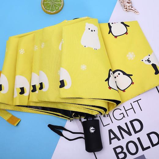 【酷夏遮阳，晴雨无需愁】新款卡通小清新，全自动黑胶晴雨两用伞，折叠方便，配备舒适手柄，防紫外线黑胶涂层，男女学生上班族必备！ 商品图1