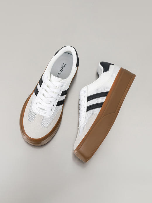 JRO1E-德训鞋女春夏新款百搭厚底板鞋 商品图4