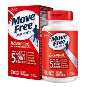 MoveFree 益节 氨糖维骨力红瓶200粒x2瓶
