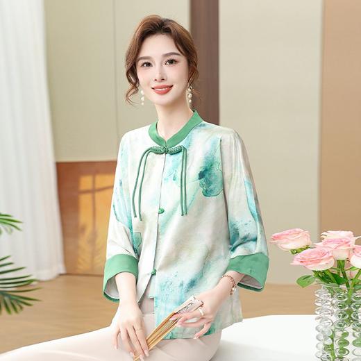 TZW-新中式夏装雪纺衫 商品图7