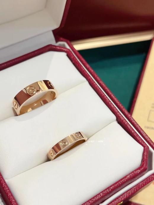 卡地经典低调简约戒圈  𝐥𝐨𝐯𝐞经典系列钛钢+‌V金+‫施华洛钻 商品图1