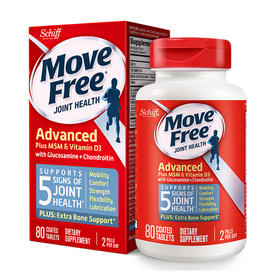 MoveFree 益节 氨糖维骨力蓝瓶80粒