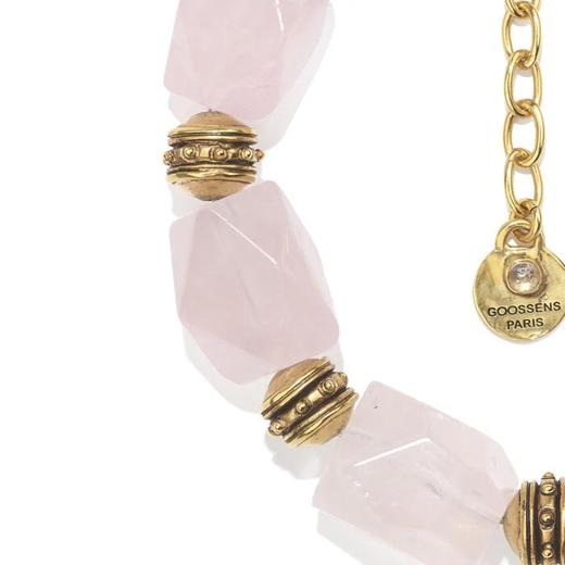 北京仓｜Goossens Paris-Syracuse-粉色石英 手链［法国设计师］ 商品图1