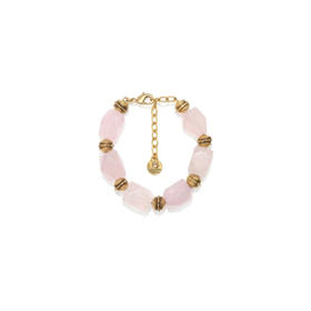 北京仓｜Goossens Paris-Syracuse-粉色石英 手链［法国设计师］