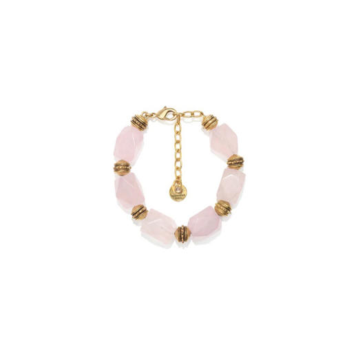 北京仓｜Goossens Paris-Syracuse-粉色石英 手链［法国设计师］ 商品图0