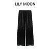 【100%醋酸】LILY MOON夏季冰凌皱全醋酸极简抽绳阔腿裤气质肌理感 商品缩略图1