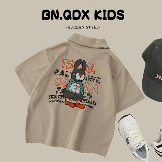 超值2件任选！【柔软亲肤，透气不闷汗】儿童A类POLO衫T恤夏季男宝女宝，夏装上衣潮童韩版运动时尚款短袖-lm！-QQ 商品图2