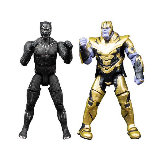 漫威正版复仇者联盟4头雕变形玩具 钢铁侠蛛侠MK85机器人金刚美国队长 商品图4