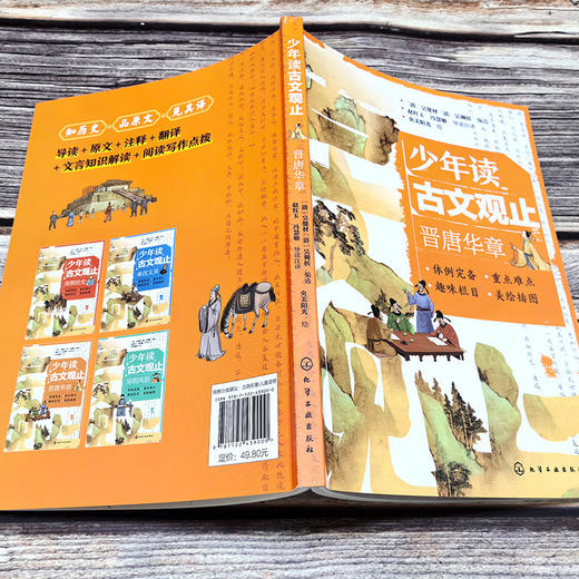 少年读古文观止：晋唐华章(（清）吴楚材、（清）吴调侯  编选  赵红玉、冯慧敏  导读注译  央美阳光  绘) 商品图3