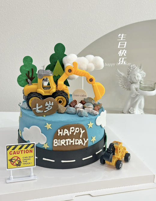 挖掘机蛋糕 商品图0