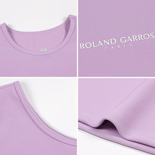 罗兰加洛斯女童运动背心夏装儿童网球弹力运动衫无袖吊带速干上衣 商品图4